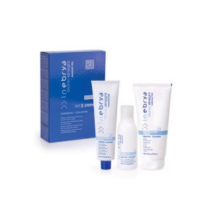 Комплект за трайно изправяне с кератин и колаген Inebrya Bionic Straight 3 Steps
