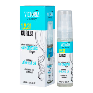 Victoria Beauty  1,2,3! CURLS! Кристали за копринени къдрици Victoria Beauty  1,2,3! CURLS! Кристали за копринени къдрици