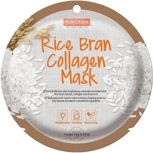 Purederm Колагенова маска за лице с оризови трици Purederm Колагенова маска за лице с оризови трици