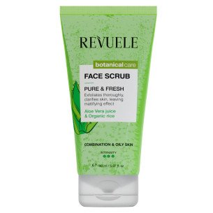 Revuele Pure & Fresh Скраб за лице с алое и органичен ориз Revuele Pure & Fresh Скраб за лице с алое и органичен ориз
