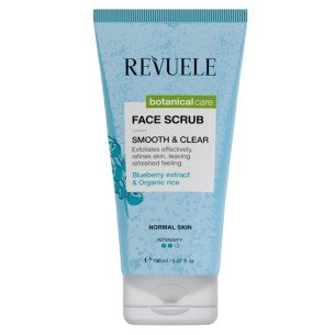 Revuele Smooth & Clear Скраб за лице с боровинка и органичен ориз Revuele Smooth & Clear Скраб за лице с боровинка и органичен ориз