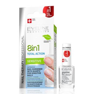 EVELINE ИНТЕНЗИВЕН ЗАЗДРАВИТЕЛ ЗА НОКТИ TOTAL ACTION 8В1 SENSITIVE
