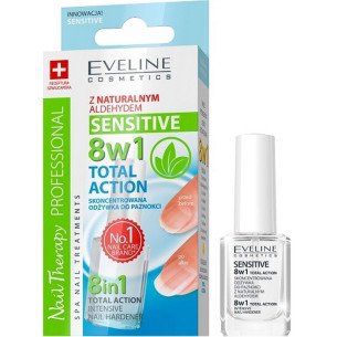 EVELINE ИНТЕНЗИВЕН ЗАЗДРАВИТЕЛ ЗА НОКТИ TOTAL ACTION 8В1 SENSITIVE EVELINE ИНТЕНЗИВЕН ЗАЗДРАВИТЕЛ ЗА НОКТИ TOTAL ACTION 8В1 SENSITIVE
