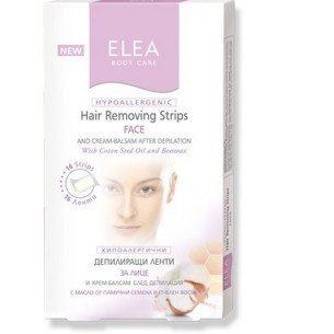 ELEA Депилиращи ленти за лице Антиалергични - 16 бр. ELEA Депилиращи ленти за лице Антиалергични - 16 бр.