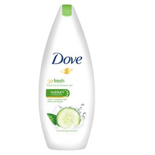 DOVE Душ гел - подхранващ GO FRESH - CUCUMBER & GREEN TEA SCENT - 250 мл. DOVE Душ гел - подхранващ GO FRESH - CUCUMBER & GREEN TEA SCENT - 250 мл.