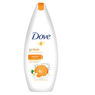 DOVE Душ гел - подхранващ GO FRESH -  MANDARIN & TIARE FLOWER SCENT - 250 мл. DOVE Душ гел - подхранващ GO FRESH -  MANDARIN & TIARE FLOWER SCENT - 250 мл.