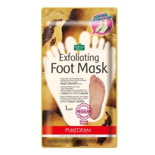 Purederm Ексфолираща маска за крака с папая и лайка Regular - 1 чифт Purederm Ексфолираща маска за крака с папая и лайка Regular - 1 чифт