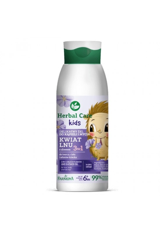 Детски деликатен измивен гел 3 в 1 Farmona Herbal Care Kids