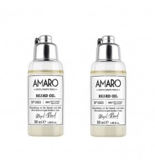 Комплект Подхранващо олио за брада Amaro Bread Oil - 2 броя 