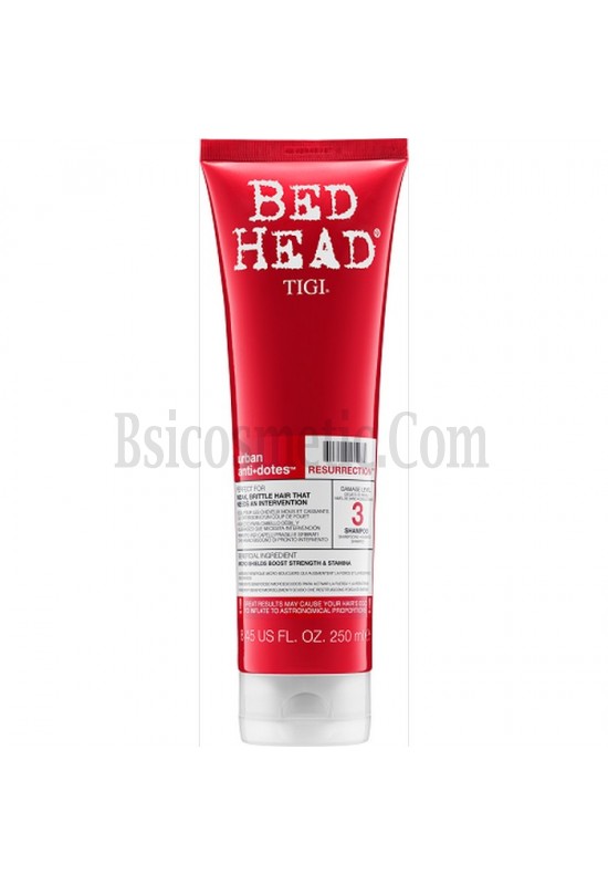 Възстановяващ шампоан за силно изтощена и накъсана коса TiGi Bed Head - Resurrection Shampoo
