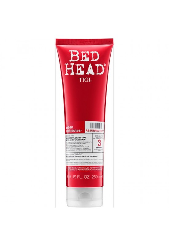 Възстановяващ шампоан за силно изтощена и накъсана коса TiGi Bed Head - Resurrection Shampoo 