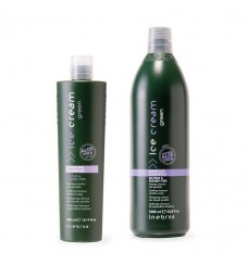 Успокояващ шампоан за чувствителна кожа Еко серия Inebrya Green Sensitive