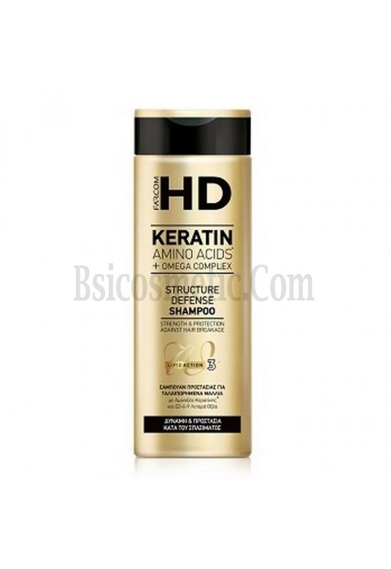 HD Keratin Шампоан за защита и възстановяване на косата