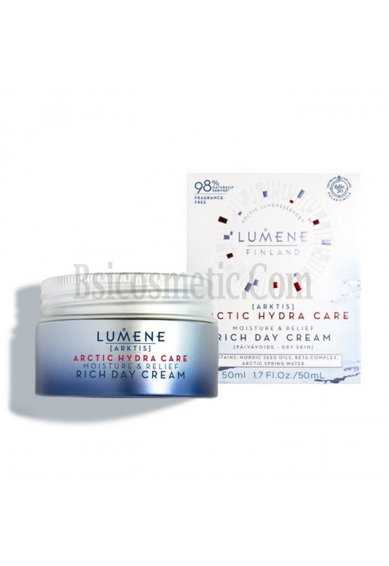 Хидратиращ и успокояващ дневен крем Lumene Arctic Hydra Care Moisture & Relief Rich Day Cream