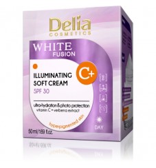 Delia White Fusion C+ Изсветляващ дневен крем за лице 50 мл