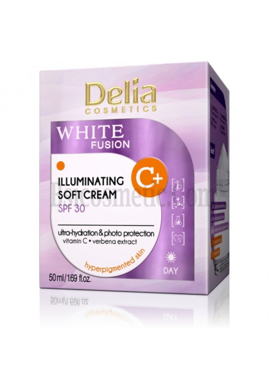 Delia White Fusion C+ Изсветляващ дневен крем за лице 50 мл