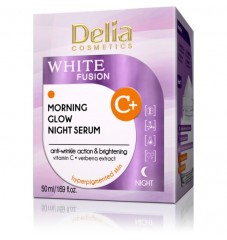 Delia White Fusion C+ Изсветляващ нощен крем за лице 50 мл
