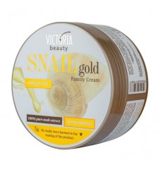 Victoria Beauty Snail Gold Крем за ръце, лице и тяло с охлювен екстракт и арганово масло