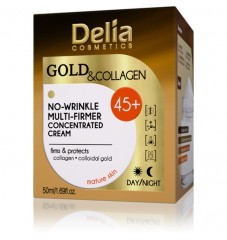 Delia Gold & Collagen 45+  Крем против бръчки 50 мл