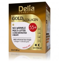 Delia Gold & Collagen 55+  Крем за лице 50 мл
