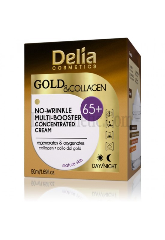 Delia Gold & Collagen 65+  Крем за лице 50 мл