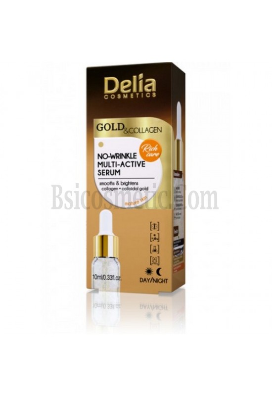 Delia Gold & Collagen Активен серум против бръчки 10 мл