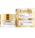 Eveline Gold Lift Expert 50+  ПОДХРАНВАЩ ДНЕВЕН/НОЩЕН КРЕМ-СЕРУМ