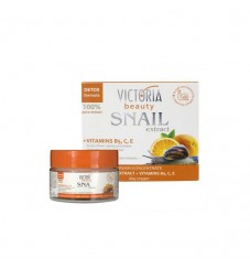Victoria Beauty Snail Extract Дневен крем за лице Охлювен екстракт с витамини (В5+С+Е) 50 мл