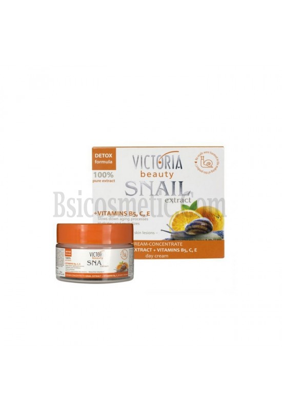 Victoria Beauty Snail Extract Дневен крем за лице Охлювен екстракт с витамини (В5+С+Е) 50 мл