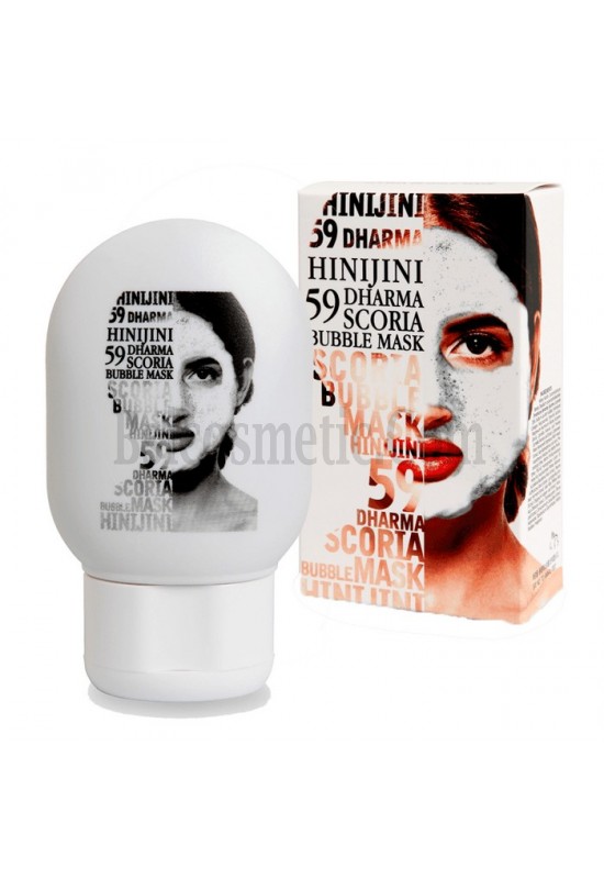 Бълбукаща почистваща и детоксикираща маска с глина Chamos Bubble mask HINIJINI 59 Dharma