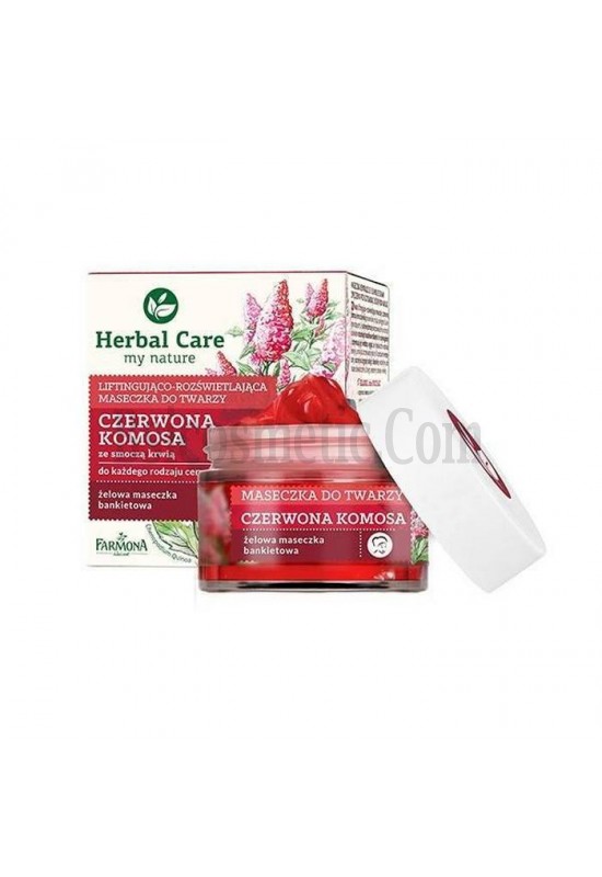 Лифтинг гел - маска с моментален ефект ЧЕРВЕНА КИНОА Farmona Herbal Care Face Mask