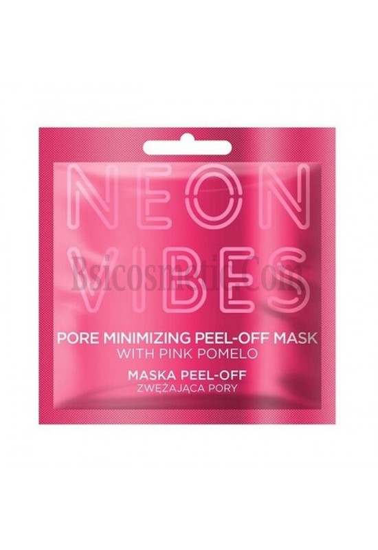 MARION NEON VIBES PEEL-OFF Минимизираща порите маска за лице с розово помело