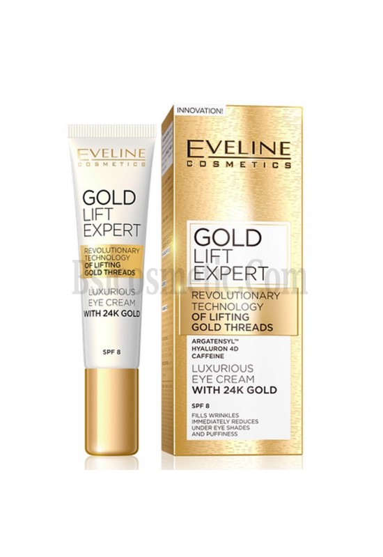 Eveline Gold Lift Expert ОКОЛООЧЕН КРЕМ С 24К ЗЛАТО SPF8