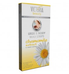 Victoria Beauty Депилиращи ленти за тяло с екстракт от лайка