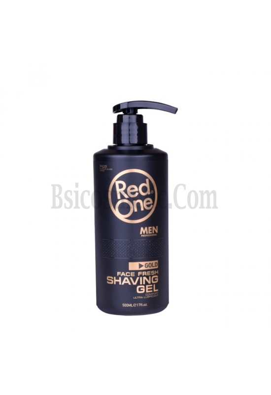 Red One Shaving gel Gold Силно овлажняващ гел за бръснене 500 мл