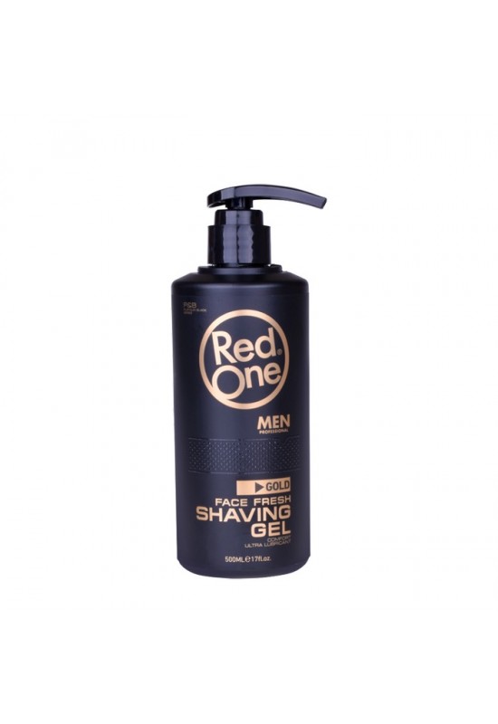 Red One Shaving gel Gold Силно овлажняващ гел за бръснене 500 мл