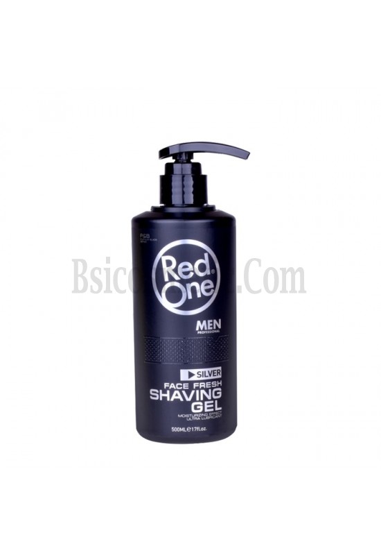 Red One Shaving Gel Silver Силно овлажняващ гел за бръснене 500 мл