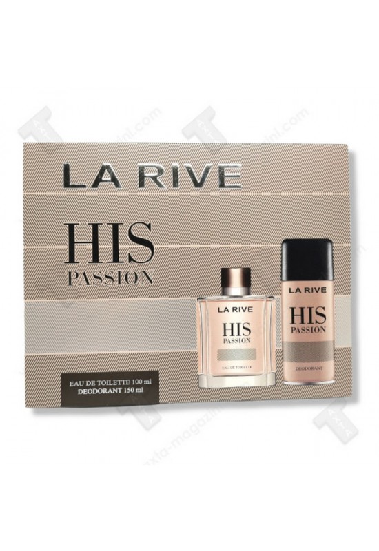 La Rive Комплект His Passion  /EDT 100 мл + дезодорант 150 мл/