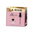 La Rive Комплект She is mine  /EDP 90 мл + дезодорант 150 мл/